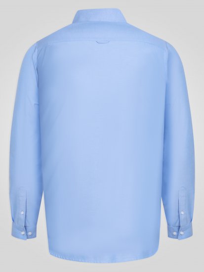D555 Richard Camisa Oxford De Manga Larga TALL Azul Cielo - TALL camisas - Camisas TALL para hombre alto