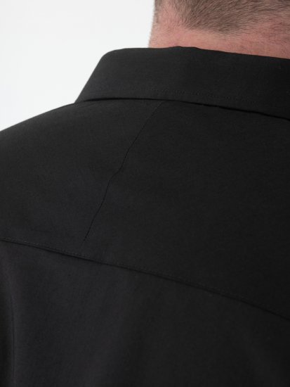 D555 Oliver Camisa Elástica De Manga Larga Resistente A Las Manchas Y Sin Plancha Negra - Camisas - Camisas 2XL-10XL