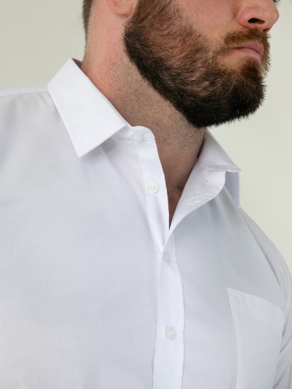 D555 Oliver Camisa Elástica De Manga Larga Resistente A Las Manchas Y Sin Plancha Blanca - Camisas - Camisas 2XL-10XL