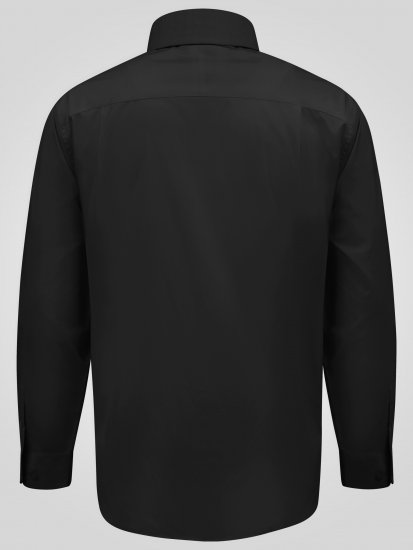 D555 Oliver Camisa Elástica De Manga Larga Resistente A Las Manchas Y Sin Plancha Negra - Camisas - Camisas 2XL-10XL