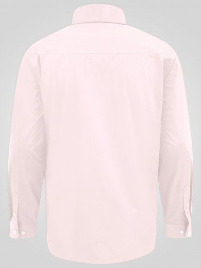 D555 Oliver Camisa Elástica De Manga Larga Resistente A Las Manchas Y Sin Plancha Rosa - Camisas - Camisas 2XL-10XL