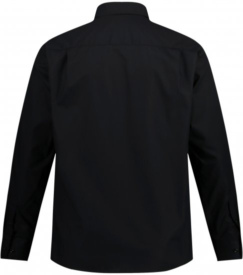 JP1880 Comfort Fit with Chest Pocket Shirt TALL Black - TALL camisas - 