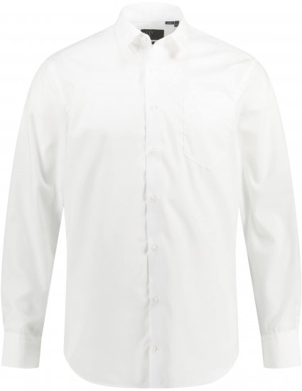 JP1880 Shirt Business Modern Fit White TALL - ROPA DE HOMBRE MT-6XLT - Tamaños de talle alto