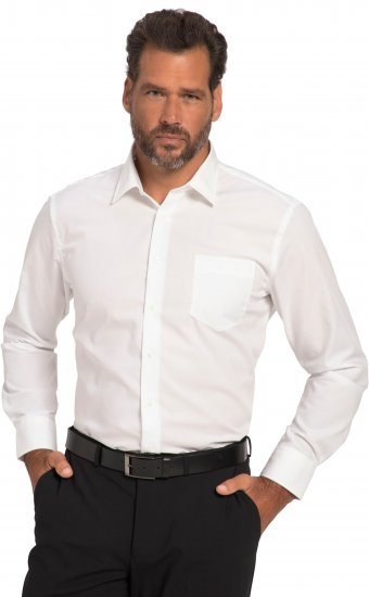 JP1880 Shirt Business Modern Fit White TALL - ROPA DE HOMBRE MT-6XLT - Tamaños de talle alto