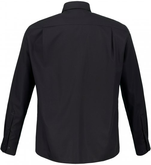 JP1880 Shirt Business Kent Collar Long Sleeve Black TALL - ROPA DE HOMBRE MT-6XLT - Tamaños de talle alto