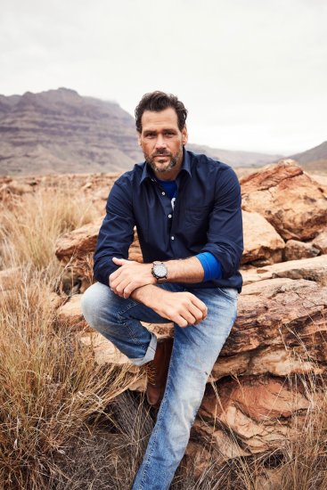 JP1880 Shirt Long Sleeve Modern Fit Navy Blue TALL - ROPA DE HOMBRE MT-6XLT - Tamaños de talle alto