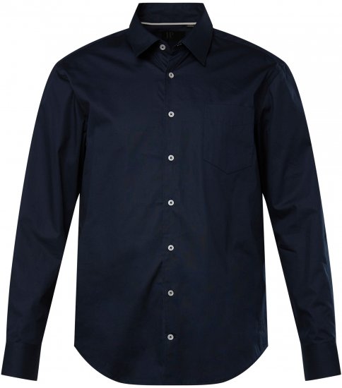 JP1880 Shirt Long Sleeve Modern Fit Navy Blue TALL - ROPA DE HOMBRE MT-6XLT - Tamaños de talle alto