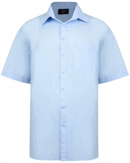Espionage SH147 Shirt Short Sleeve Blue - Camisas - Camisas 2XL-10XL