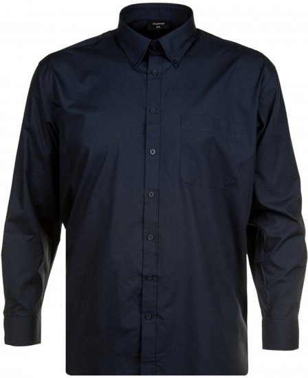 Espionage SH150 Plain Long Sleeve Shirt Navy - Camisas de manga larga - 