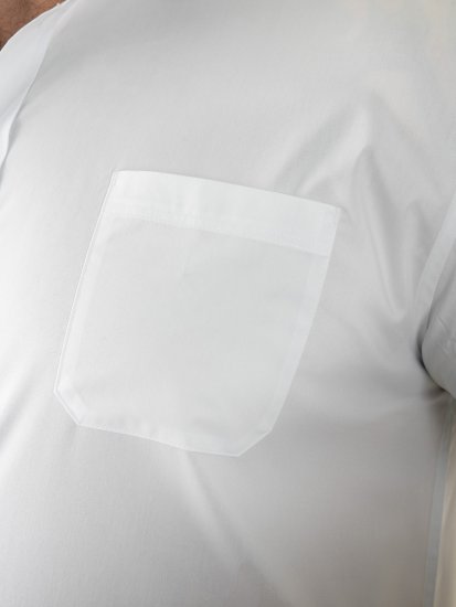 D555 Lucas Camisa Elástica De Manga Corta Resistente A Las Manchas Y Sin Plancha Blanca - Camisas - Camisas 2XL-10XL
