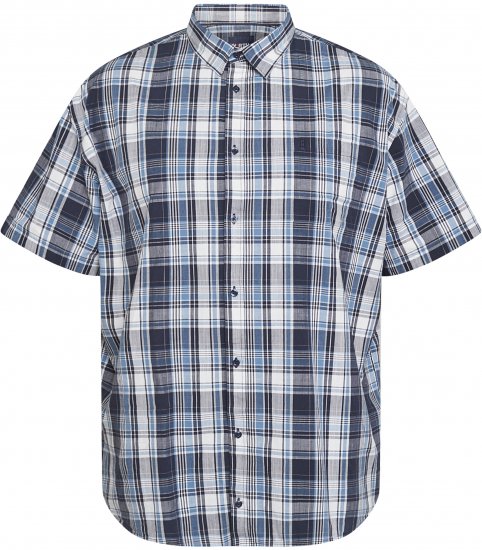 North Latitude 61115 Camisa a Cuadros Cuerpo Extra Largo Azul Marino - Camisas - Camisas 2XL-10XL