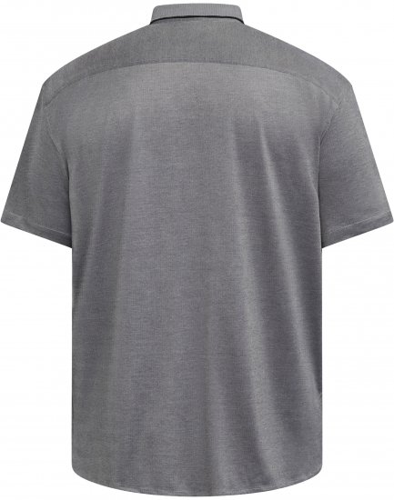 North Latitude 61116 Camisa Piqué Jaspeada de Manga Corta Gris - Polos - Polos 2XL-8XL