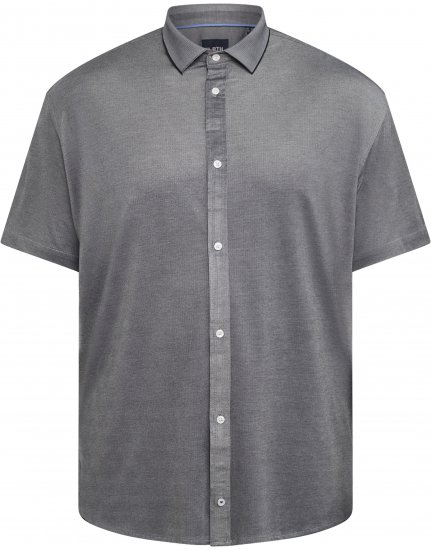 North Latitude 61116 Camisa Piqué Jaspeada de Manga Corta Gris - Polos - Polos 2XL-8XL