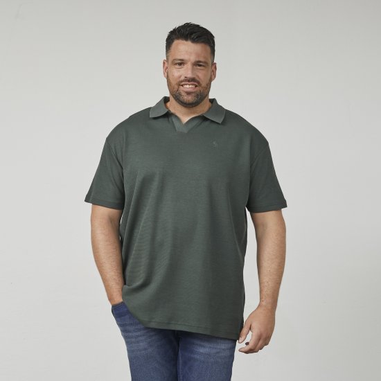 North Latitude 61346 Polo de Cuello en V Verde Oscuro - Polos - Polos 2XL-8XL