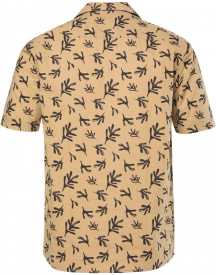 JP1880 Boxy Cuba Short Sleeve Shirt Camel - Camisas - Camisas 2XL-10XL