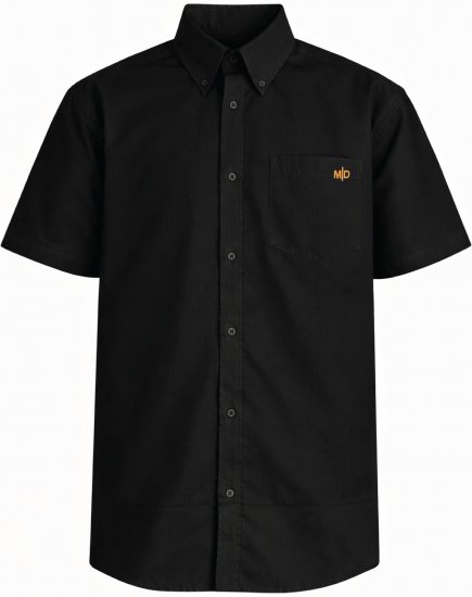 Motley Denim Zagreb Camisa de Manga Corta Negro - Camisas - Camisas 2XL-10XL