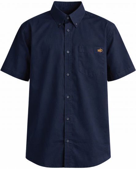 Motley Denim Zagreb Camisa de Manga Corta Azul Marino - Camisas - Camisas 2XL-10XL