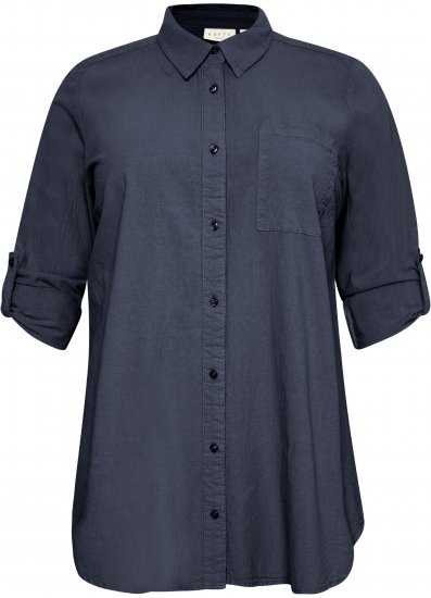 Kaffe Curve Nana Túnica Camisera Azul Marino Medianoche - Blusas y túnicas - 