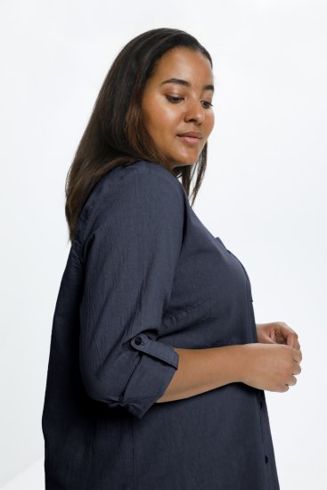 Kaffe Curve Nana Túnica Camisera Azul Marino Medianoche - Blusas y túnicas - 