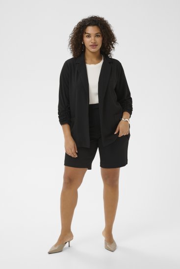 Kaffe Curve Pheolo Shorts Black Deep - Pantalones cortos - 