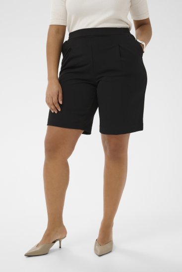Kaffe Curve Pheolo Shorts Black Deep - Pantalones cortos - 