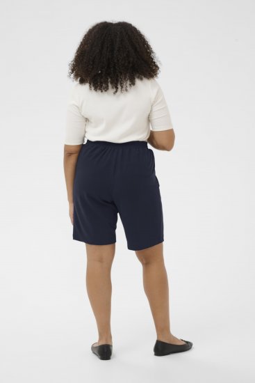Kaffe Curve Pheolo Shorts Midnight Marine Navy - Pantalones cortos - 