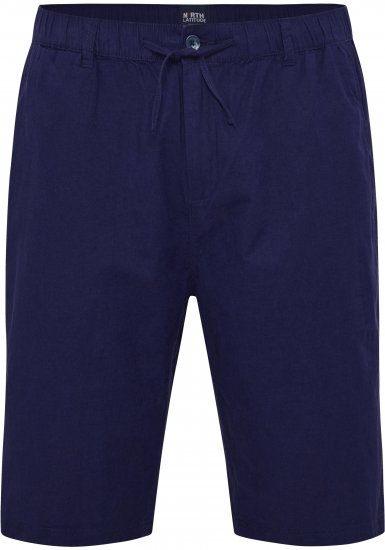 North Latitude 51137 Linen Elastic Waist Shorts Navy - Pantalones cortos - Pantalones cortos W40-W60