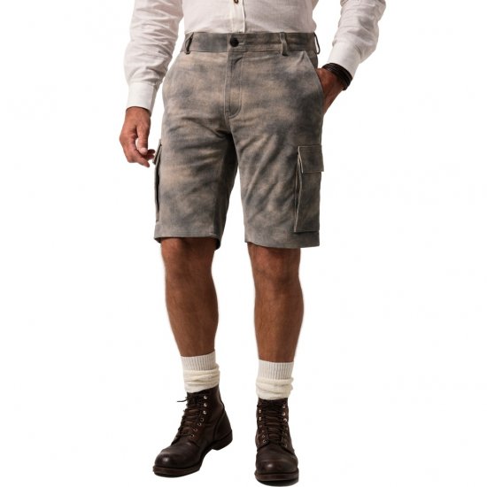 JP1880 Shorts Bermuda Traditional Cowhide Graphite Grey - Pantalones cortos - Pantalones cortos W40-W60