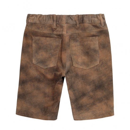 JP1880 Shorts Leather Traditional Cowhide Brown - Pantalones cortos - Pantalones cortos W40-W60