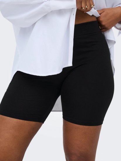Only Carmakoma Time Shorts Black - Pantalones cortos - 