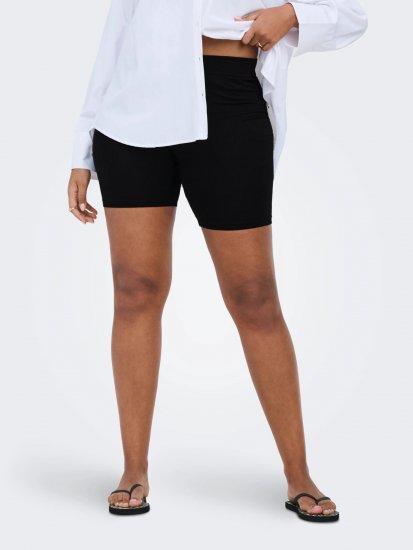 Only Carmakoma Time Shorts Black - Pantalones cortos - 