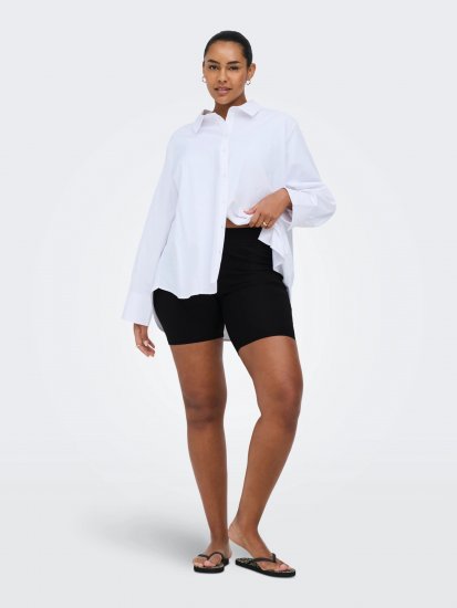 Only Carmakoma Time Shorts Black - Pantalones cortos - 