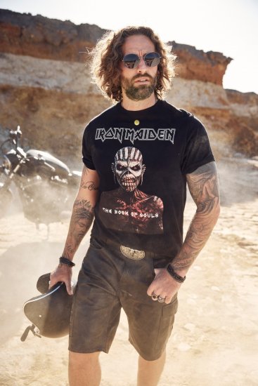 JP1880 Leather Shorts Cargo Pockets Lamb Nappa Leather Black - Pantalones cortos - Pantalones cortos W40-W60