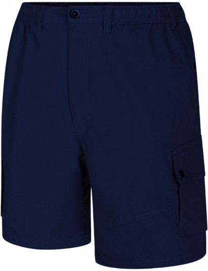 Espionage ST066 Stretch Poplin Cargo Shorts Dark Navy - Pantalones cortos - Pantalones cortos W40-W60
