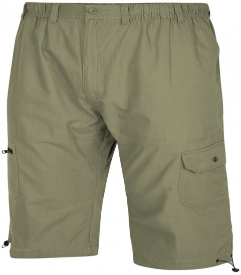Espionage TR055 3/4 Cropped with Mult Pocket Trousers Light Khaki - Pantalones cortos - Pantalones cortos W40-W60