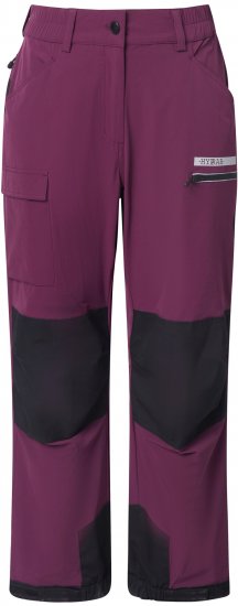 Ulla Popken HYPRAR Multifunctional Durable Inset Trekking Pants Dark Cherry Dark Cherry - Vaqueros & Pantalones de Mujer Tallas Grandes – Plus Size - 