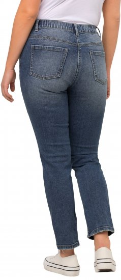 Ulla Popken Distressed Stretch Fit Sarah Jeans Blue Denim - Vaqueros & Pantalones de Mujer Tallas Grandes – Plus Size - 