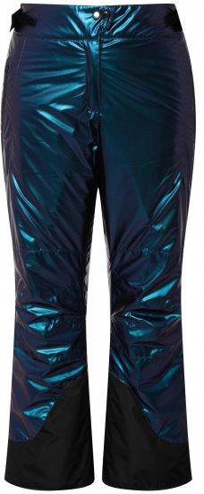 Ulla Popken Ski Pants Water-Repellent Mother-Of-Pearl Velcro Closure Snow Gaiter Blue - Vaqueros & Pantalones de Mujer Tallas Grandes – Plus Size - 