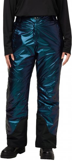 Ulla Popken Ski Pants Water-Repellent MBlue-Of-Pearl Velcro Closure Snow Gaiter Blue - Vaqueros & Pantalones de Mujer Tallas Grandes – Plus Size - 