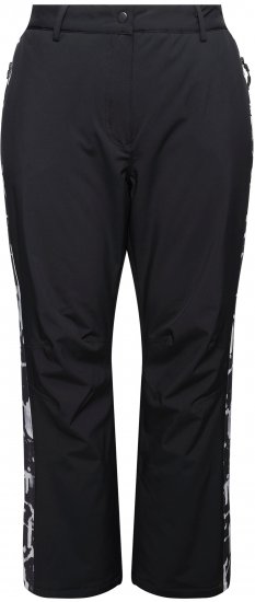 Ulla Popken Hyprar Functional Trousers Waterproof Velcro Closure Snow Gaiter Black - Vaqueros & Pantalones de Mujer Tallas Grandes – Plus Size - 