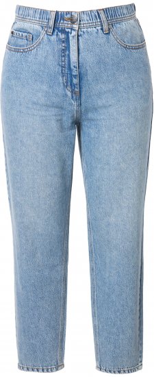 Ulla Popken Lyocell Blend Stretch Fit Jeans Mid Blue Denim - Vaqueros & Pantalones de Mujer Tallas Grandes – Plus Size - 