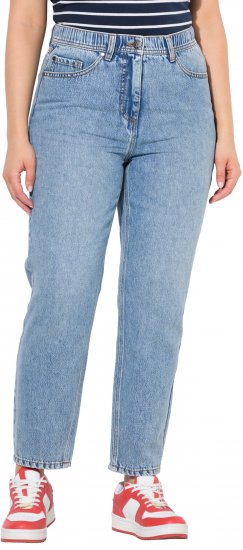 Ulla Popken Lyocell Blend Stretch Fit Jeans Mid Blue Denim - Vaqueros & Pantalones de Mujer Tallas Grandes – Plus Size - 