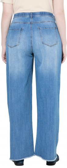 Ulla Popken Extra Wide Leg Stretch Fit Jeans Light Blue - Vaqueros & Pantalones de Mujer Tallas Grandes – Plus Size - 