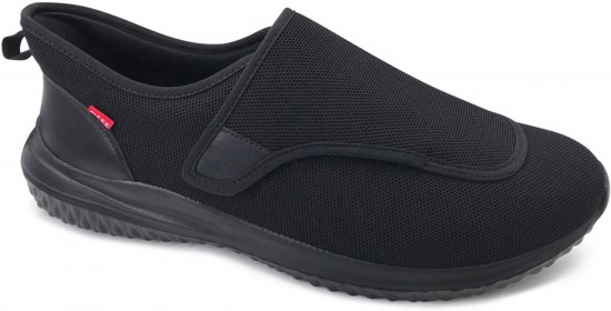 D555 Shelvey Kingsize Open Top Knitted Shoe Black - Zapatillas de deporte - 