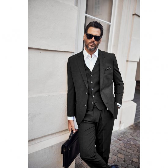 JP1880 Classic Two Button Stretch Suit Jacket Grey - Trajes - Trajes 2XL-8XL