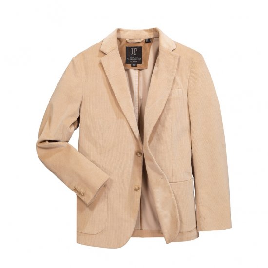 JP1880 Suit Jacket Corduroy Business Sand - Trajes - Trajes 2XL-8XL