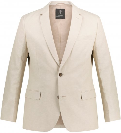 JP1880 Kos Linen Blend Jacket Sand - Trajes - Trajes 2XL-8XL