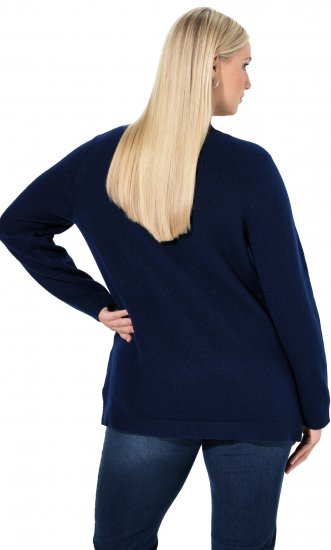Ulla Popken Whimsical Holiday Sweater Navy - Sudaderas y hoodies - 