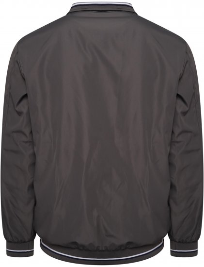 Kam Jeans 444 Premium Harrington Jacket Charcoal - Chaquetas - Chaquetas Tallas Grandes 2XL-8XL