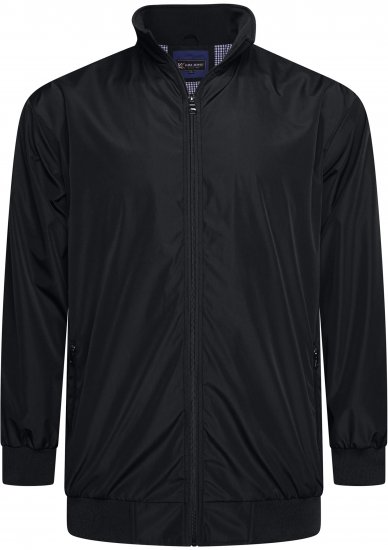 Kam jeans 445 Premium Harrington Jacket Black - Chaquetas - Chaquetas Tallas Grandes 2XL-8XL